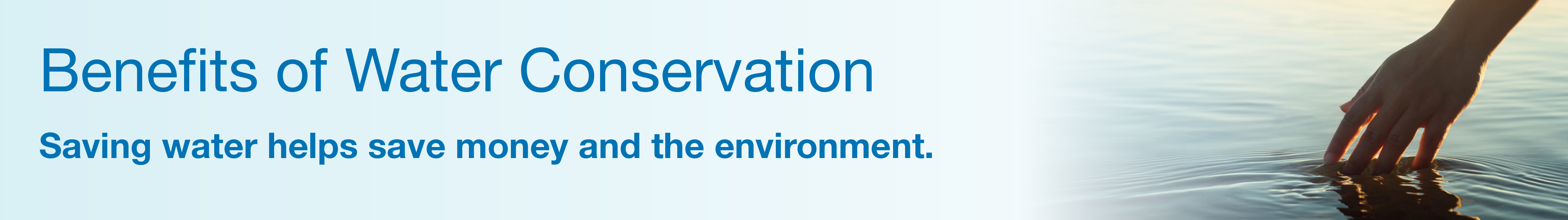 benefits of water conservation